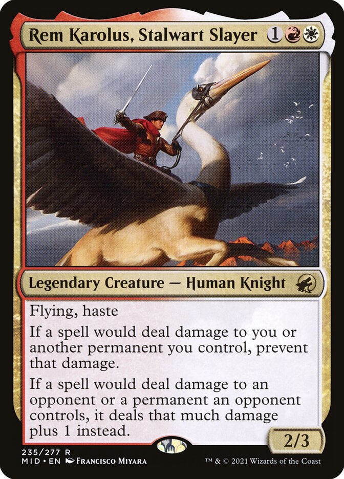 Rem Karolus, Stalwart Slayer 235/277 (Innistrad: Midnight Hunt)  | Good Games Modbury