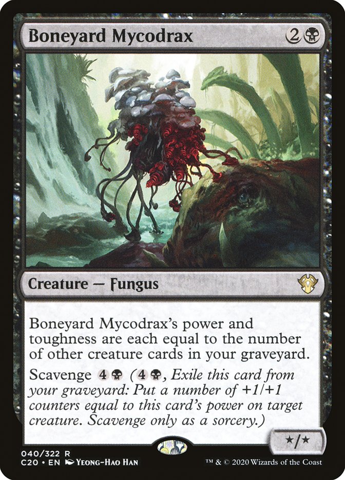 Boneyard Mycodrax 40/322 (Commander 2020)  | Good Games Modbury
