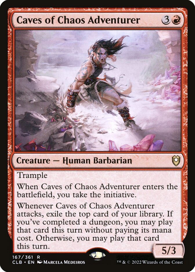 Caves of Chaos Adventurer 167/361 (Commander Legends: Battle for Baldur's Gate)  - Foil | Good Games Modbury