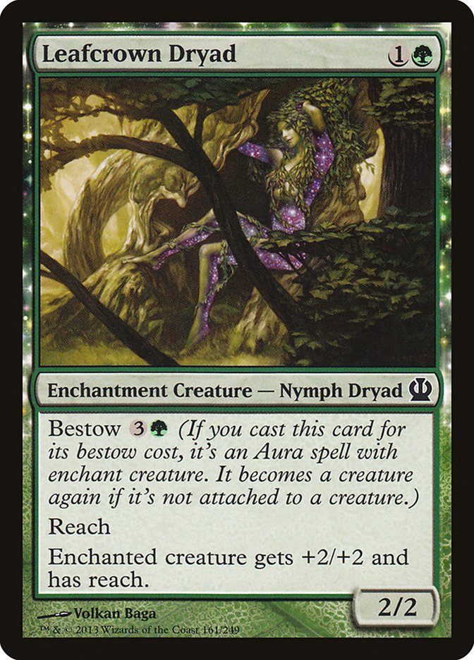 Leafcrown Dryad [Theros] | Good Games Modbury