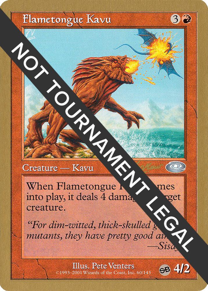 Flametongue Kavu 2002 Sim Han How PLS SB shh60sb/153 (World Championship Decks)  | Good Games Modbury