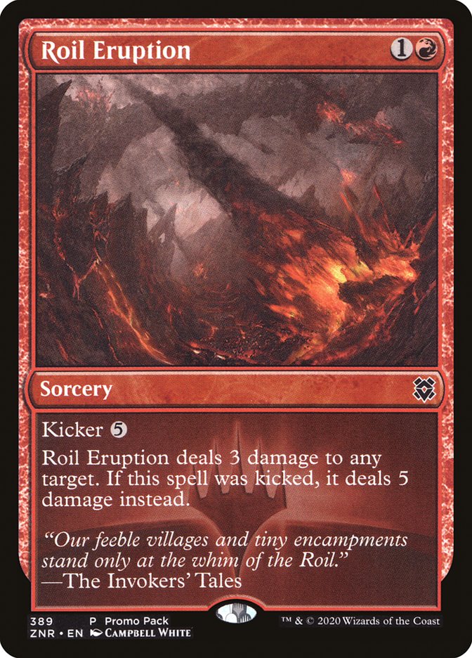 Roil Eruption (Promo Pack) [Zendikar Rising Promos] | Good Games Modbury