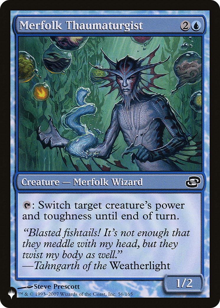 Merfolk Thaumaturgist [The List Reprints] | Good Games Modbury