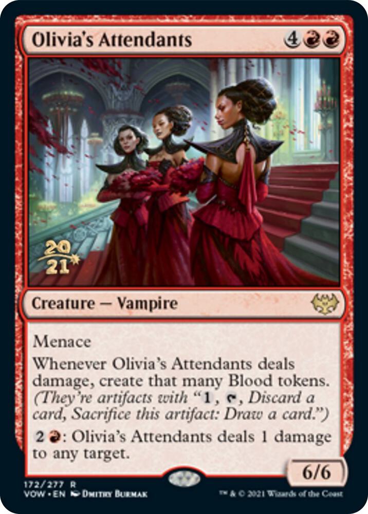 Olivias Attendants 172s/137 (Prerelease Cards)  - Foil | Good Games Modbury