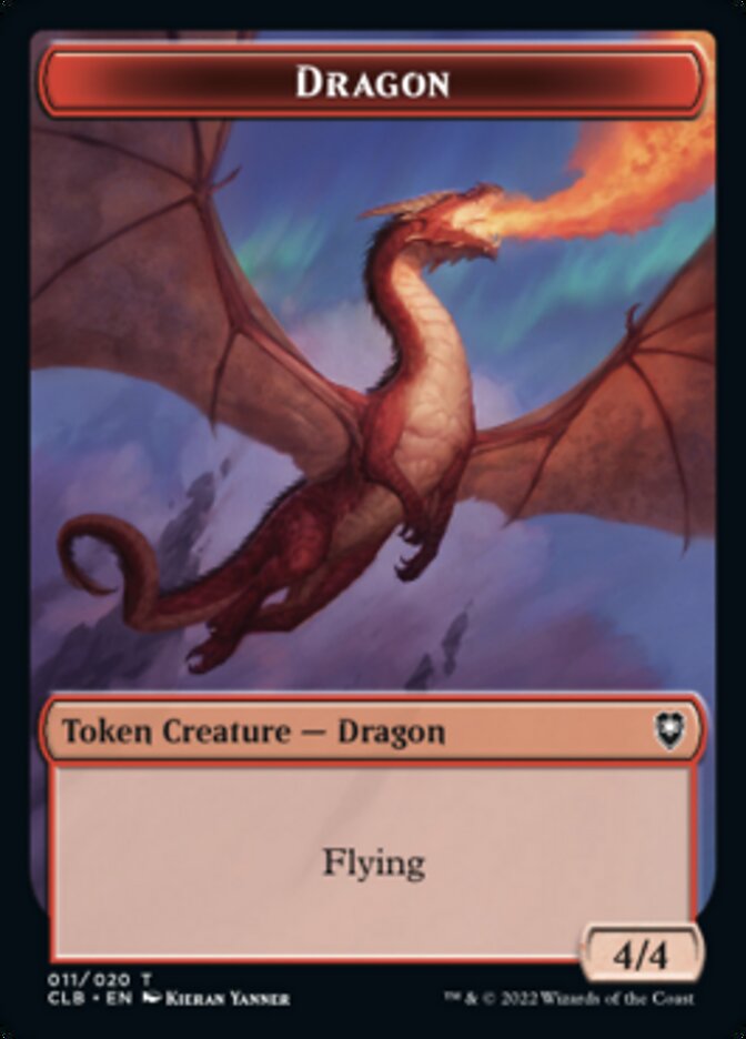 Dragon Token [Commander Legends: Battle for Baldur's Gate Tokens] | Good Games Modbury