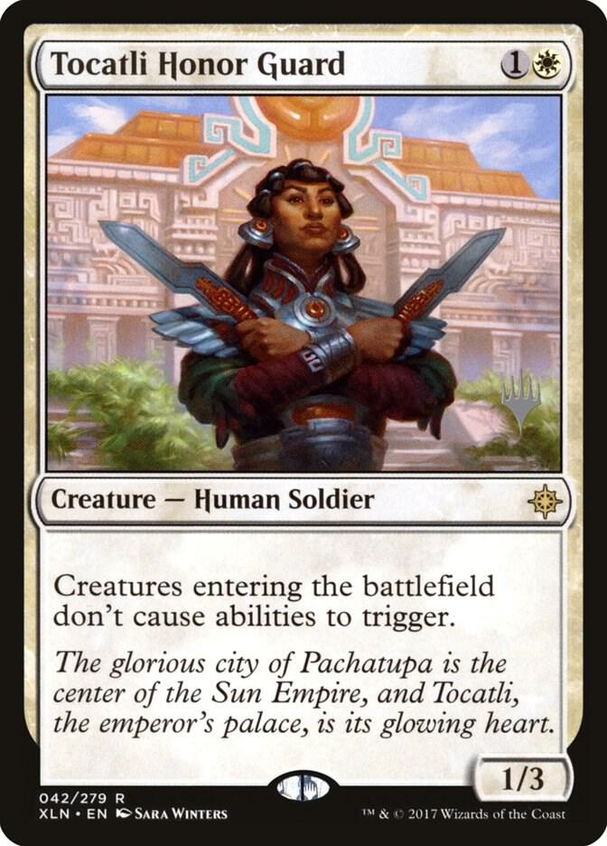 Tocatli Honor Guard 42 (Promo Pack: Core Set 2020)  - Foil | Good Games Modbury