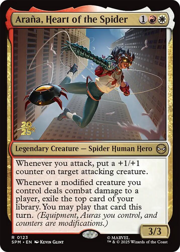 Araña, Heart of the Spider 123s/73 (Prerelease Cards)  - PreRelease Foil | Good Games Modbury