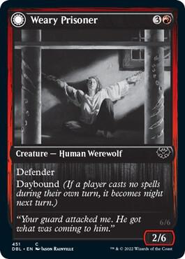 Weary Prisoner 451/534 (Innistrad: Double Feature)  - Foil | Good Games Modbury