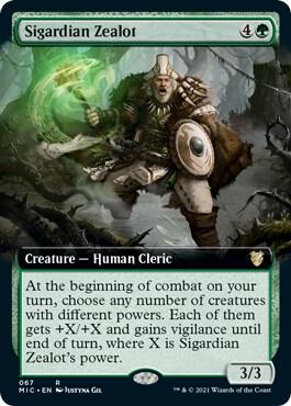 Sigardian Zealot Extended Art 67/38 (Commander: Innistrad: Midnight Hunt)  | Good Games Modbury
