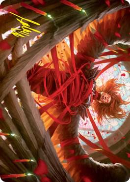 Sigardas Imprisonment Art Card Gold Stamped Signature 16 (Art Series: Innistrad: Crimson Vow)  | Good Games Modbury