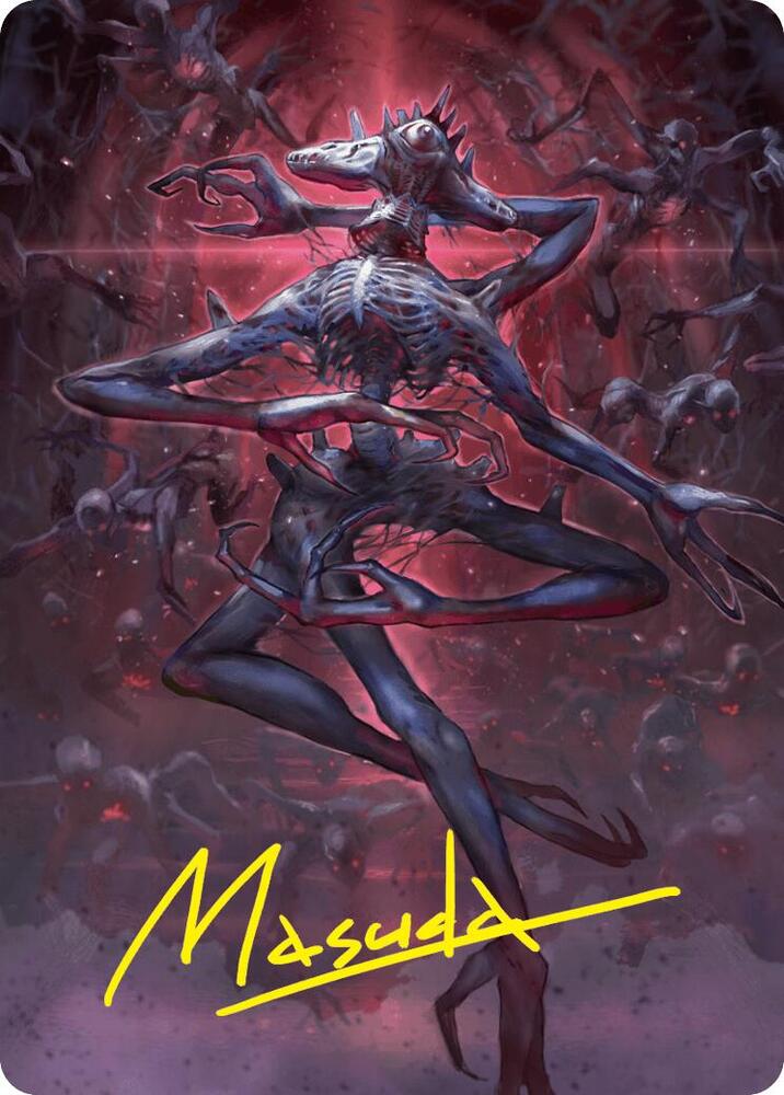 Overlord of the Balemurk Art Card Gold Stamped Signature 47 (Art Series: Duskmourn: House of Horror)  | Good Games Modbury