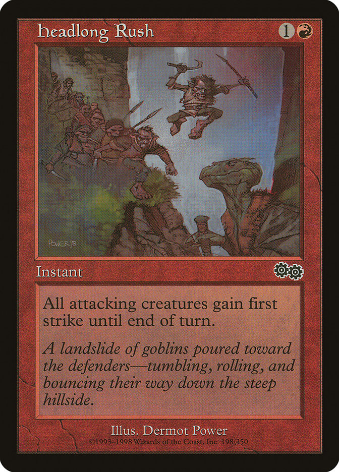 Headlong Rush 198/350 (Urza's Saga)  | Good Games Modbury