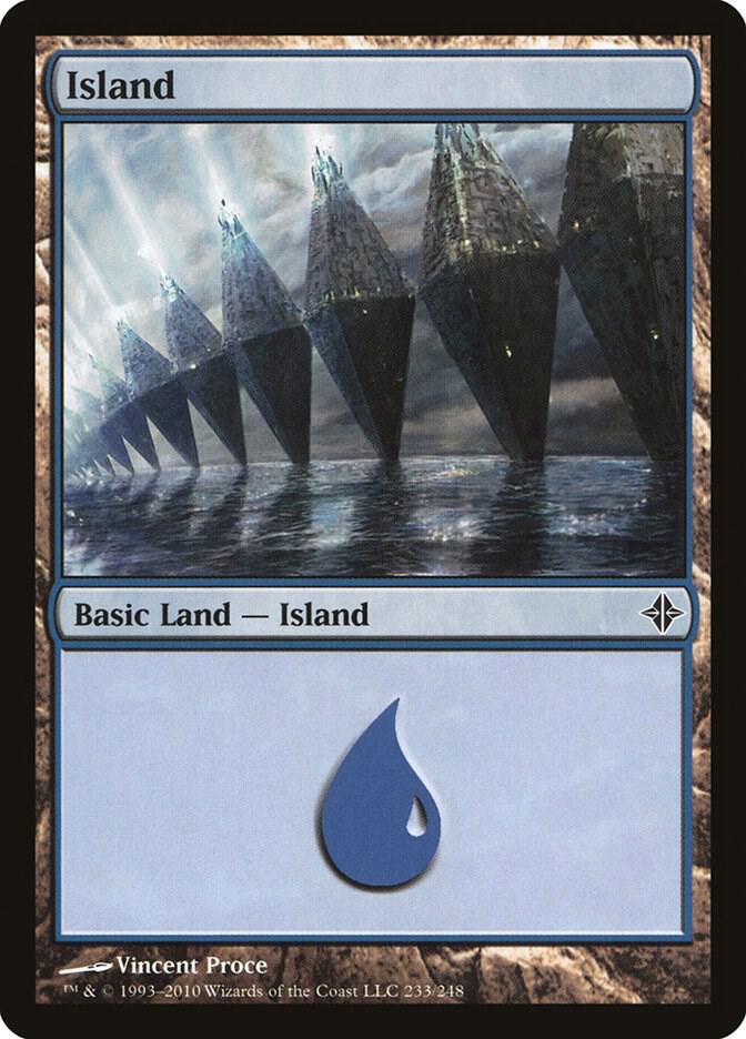 Island 233 233 (Rise of the Eldrazi)  - Foil | Good Games Modbury
