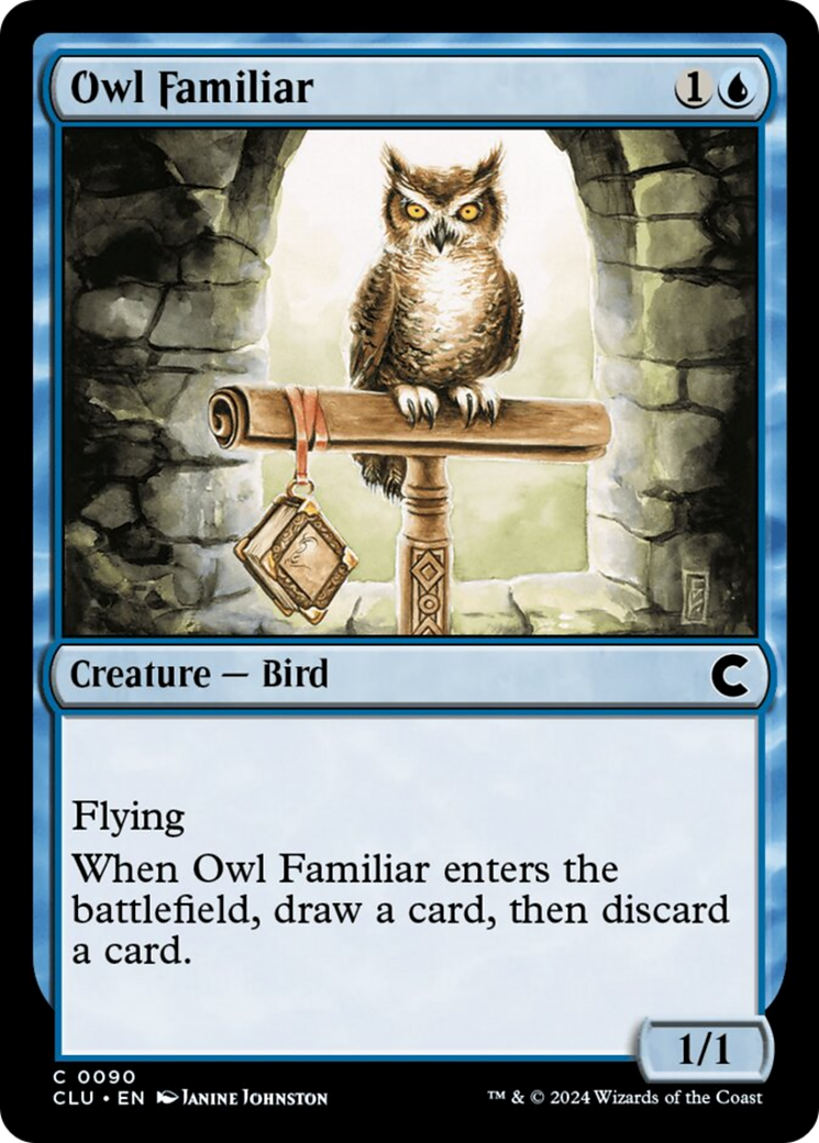 Owl Familiar [Ravnica: Clue Edition] | Good Games Modbury