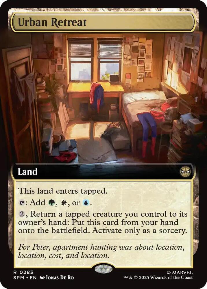 Urban Retreat  283 (Marvel's Spider-Man)  - Extended Art Foil | Good Games Modbury