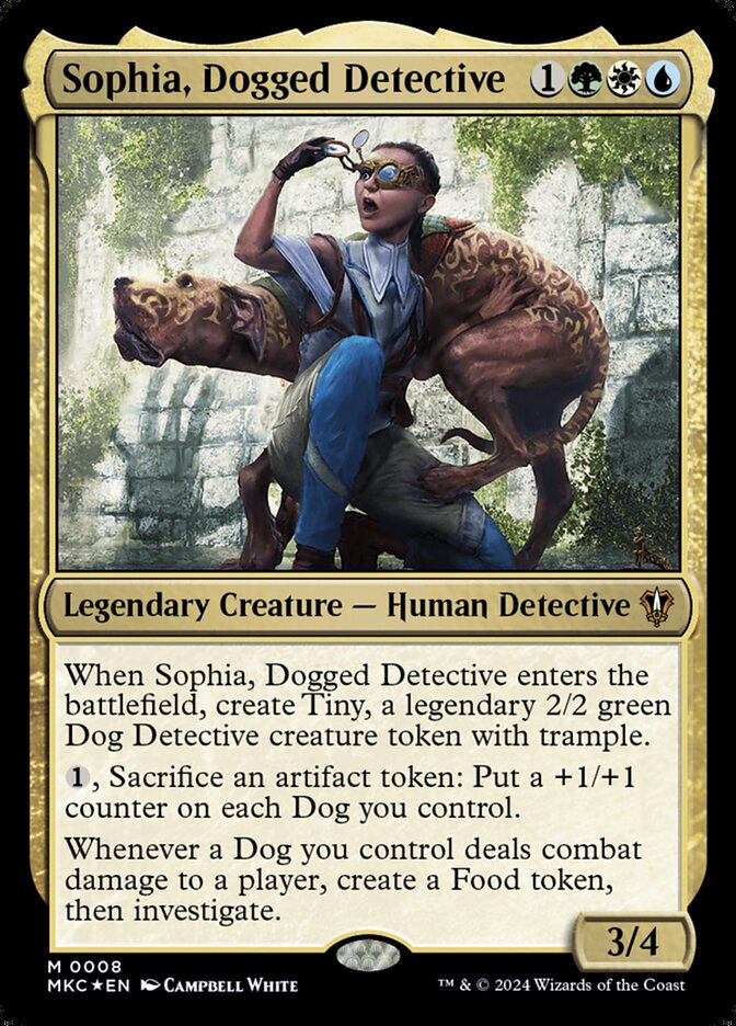 Sophia, Dogged Detective 8 (Commander: Murders at Karlov Manor)  - Foil | Good Games Modbury