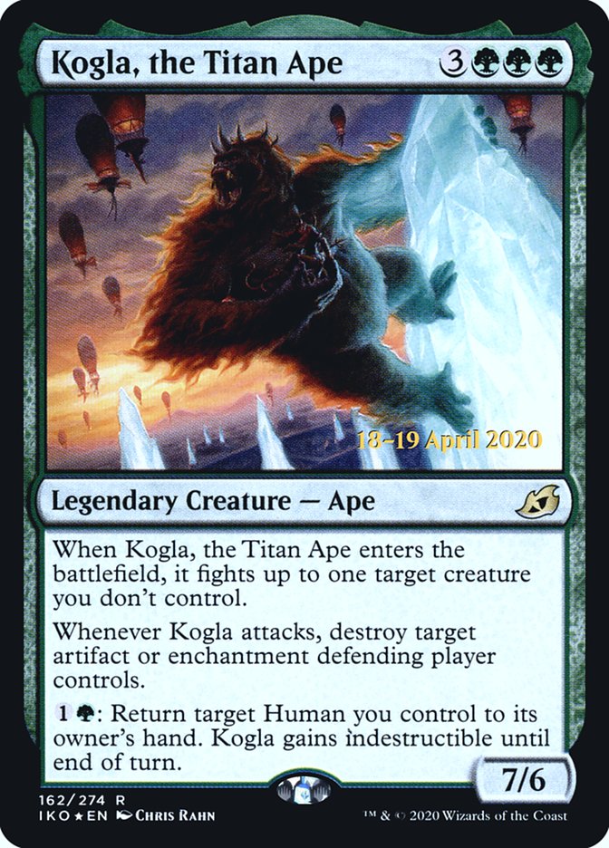 Kogla, the Titan Ape [Ikoria: Lair of Behemoths Prerelease Promos] | Good Games Modbury