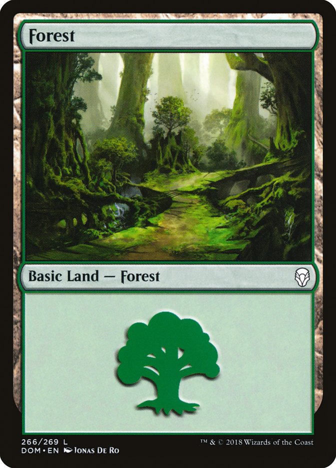 Forest (266) [Dominaria] | Good Games Modbury