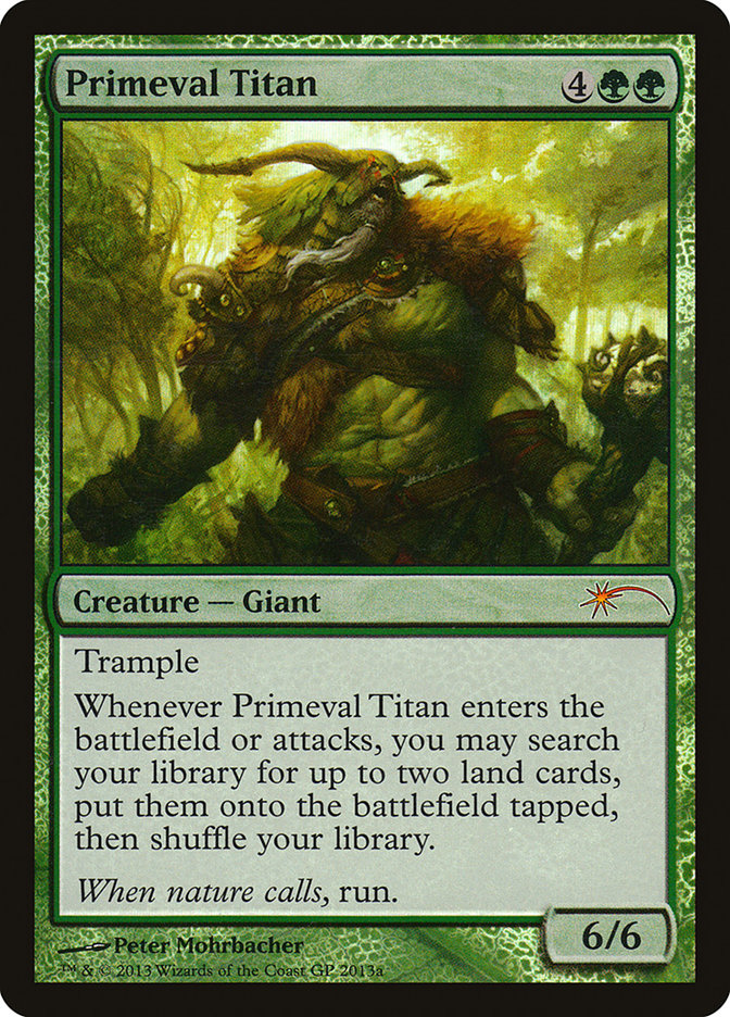 Primeval Titan (Grand Prix) [Grand Prix Promos] | Good Games Modbury