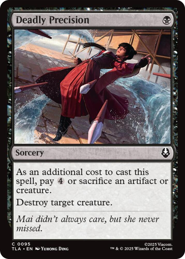 Deadly Precision 95 (Avatar: The Last Airbender)  - Foil | Good Games Modbury