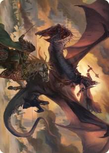 Witch king Bringer of Ruin Art Card 34 (Art Series: Universes Beyond: The Lord of the Rings: Tales of Middle-earth)  | Good Games Modbury