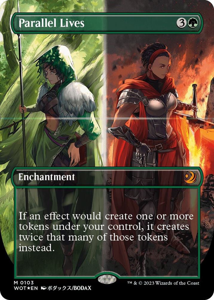 Parallel Lives 103 (Wilds of Eldraine: Enchanting Tales)  - Borderless Confetti Foil | Good Games Modbury