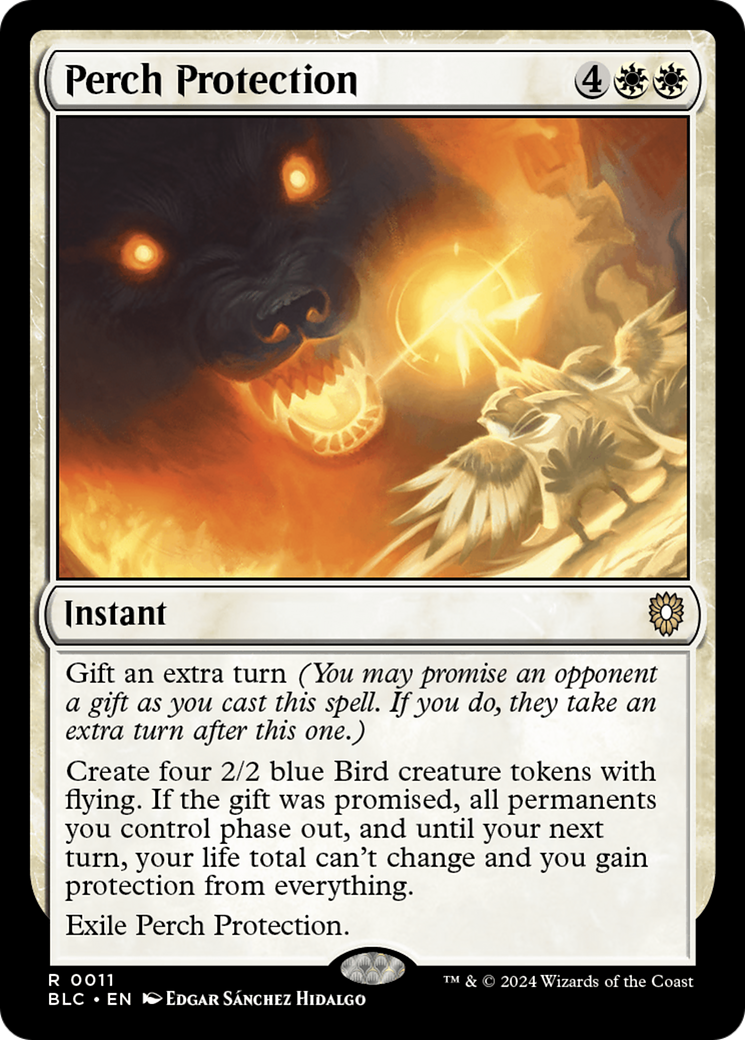 Perch Protection [Bloomburrow Commander] | Good Games Modbury