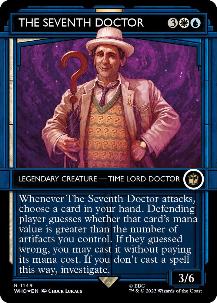 The Seventh Doctor 1149/331 (Universes Beyond: Doctor Who)  - Showcase Surge Foil | Good Games Modbury