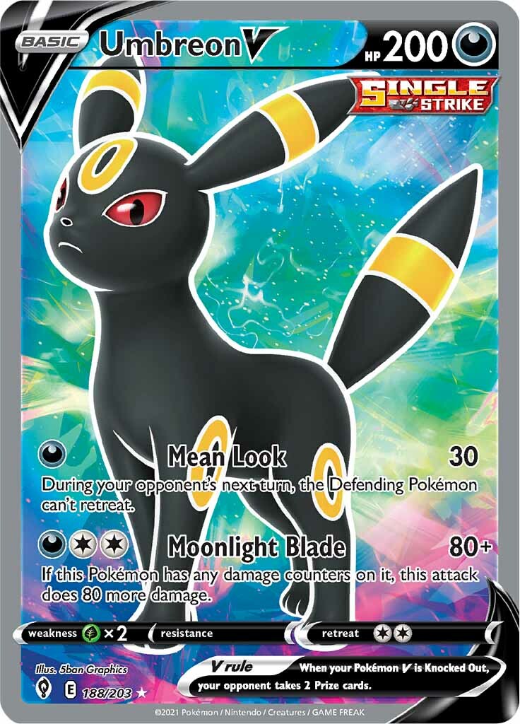 Umbreon V (188/203) [Sword & Shield: Evolving Skies] | Good Games Modbury