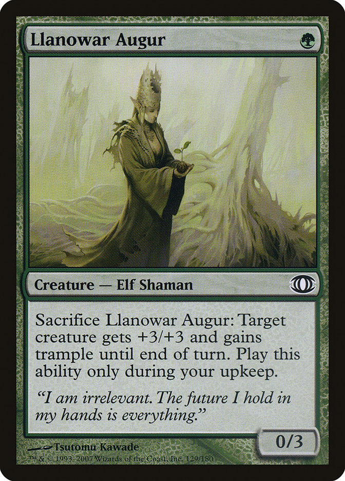 Llanowar Augur 129/180 (Future Sight)  - Foil | Good Games Modbury