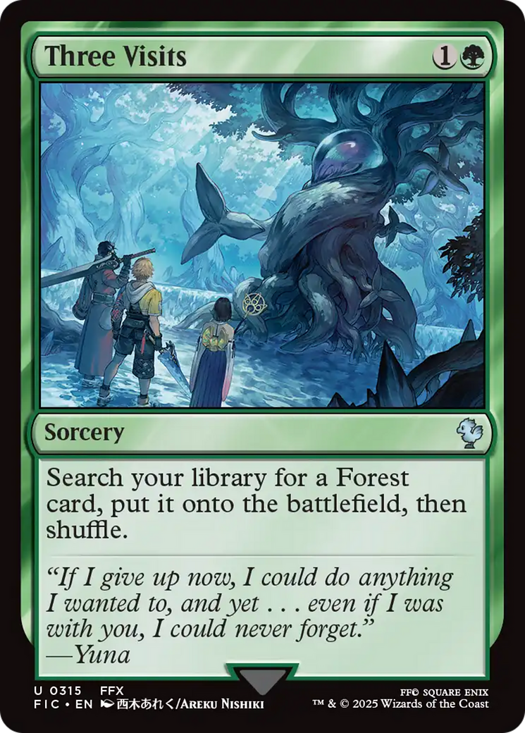 Three Visits [FINAL FANTASY Commander] | Good Games Modbury