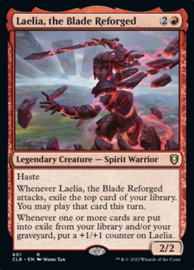 Laelia, the Blade Reforged [Commander Legends: Battle for Baldur's Gate] | Good Games Modbury