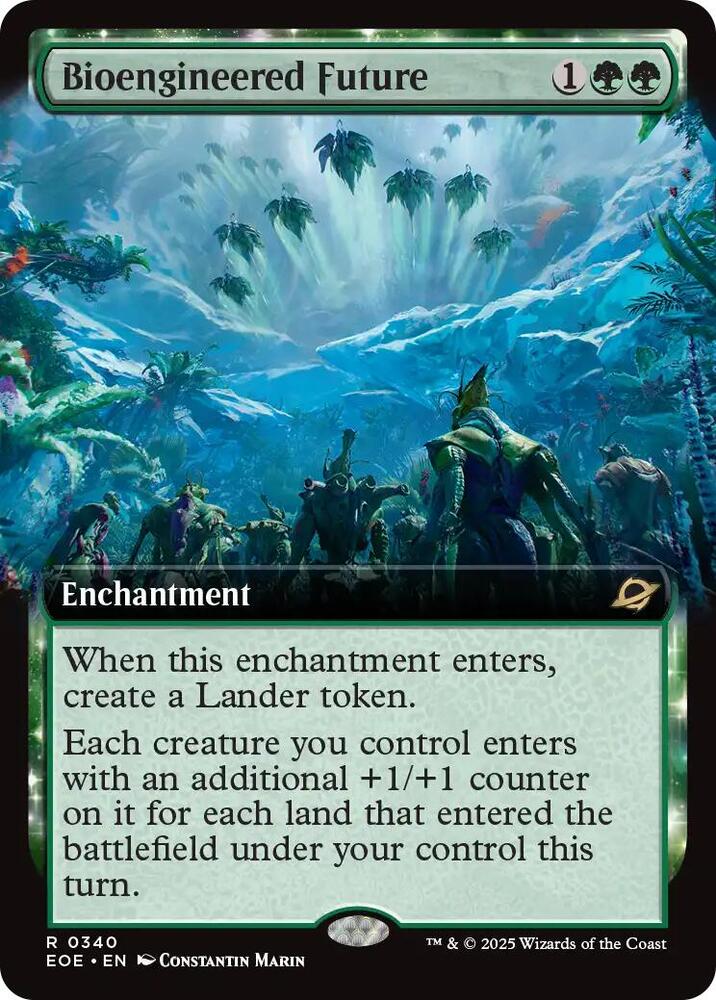 Bioengineered Future 340 (Edge of Eternities)  - Extended Art Foil | Good Games Modbury