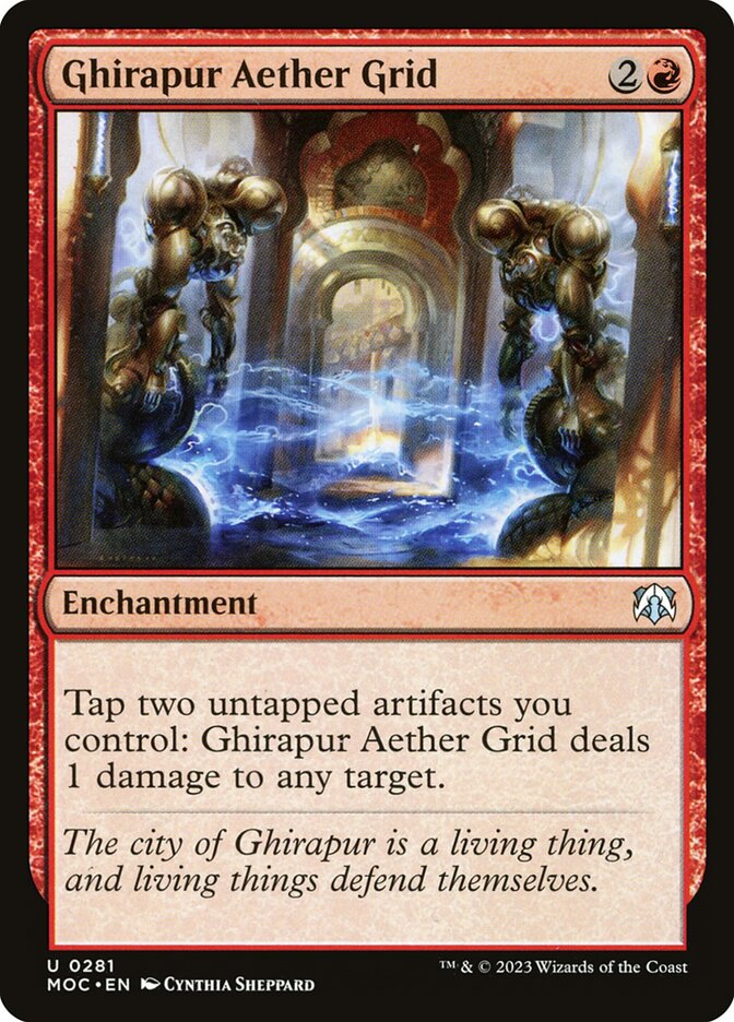 Ghirapur Aether Grid 281/444 (Commander: March of the Machine)  | Good Games Modbury