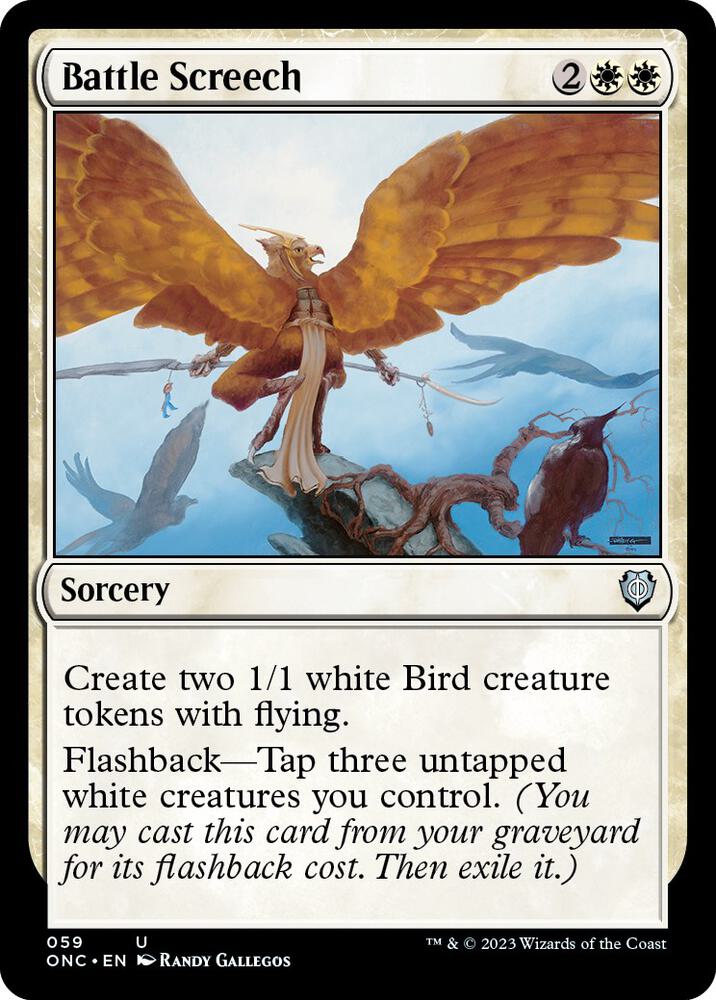 Battle Screech 59/28 (Commander: Phyrexia: All Will Be One)  | Good Games Modbury