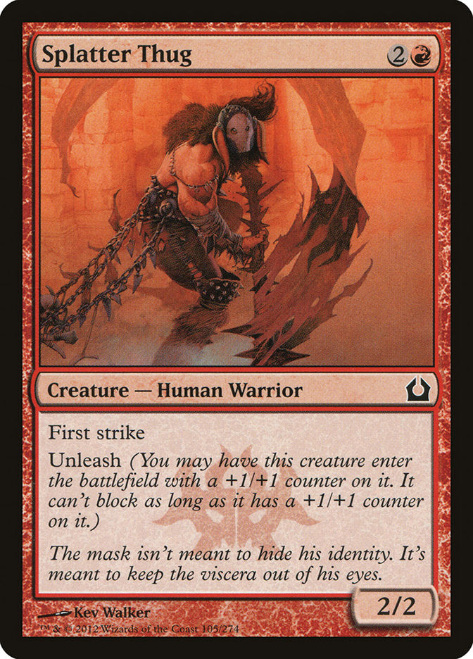 Splatter Thug [Return to Ravnica] | Good Games Modbury