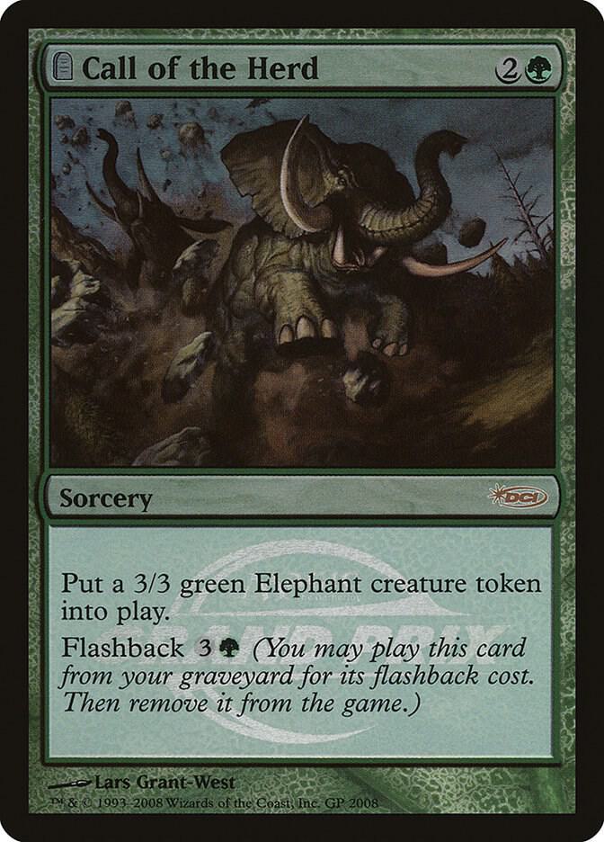 Call of the Herd GP2008 (Grand Prix Promos)  - Foil | Good Games Modbury