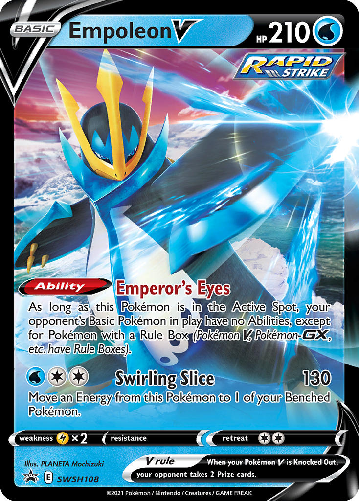 Empoleon V (SWSH108) [Sword & Shield: Black Star Promos] | Good Games Modbury