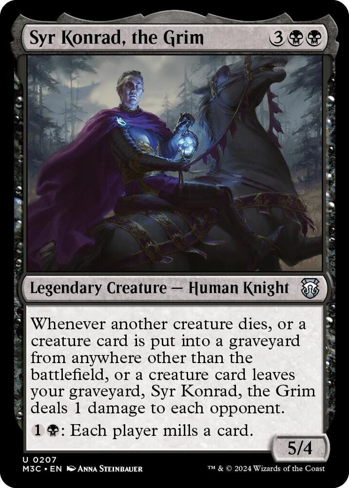 Syr Konrad, the Grim 207/411 (Commander: Modern Horizons 3)  - Ripple Foil | Good Games Modbury