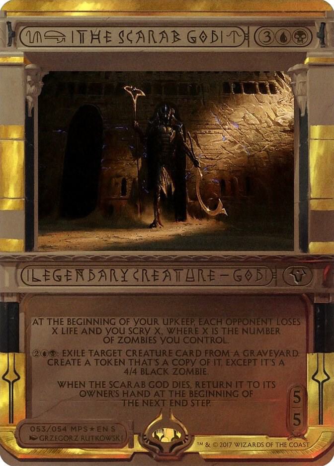 The Scarab God 53/54 (Masterpiece Series: Amonkhet Invocations)  - Foil | Good Games Modbury