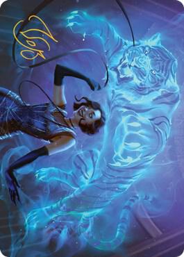 Extravagant Replication Art Card Gold Stamped Signature 53 (Art Series: Streets of New Capenna)  | Good Games Modbury