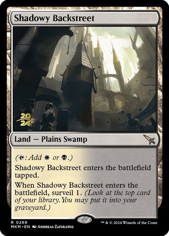 Shadowy Backstreet 268s/182 (Prerelease Cards)  - Foil | Good Games Modbury