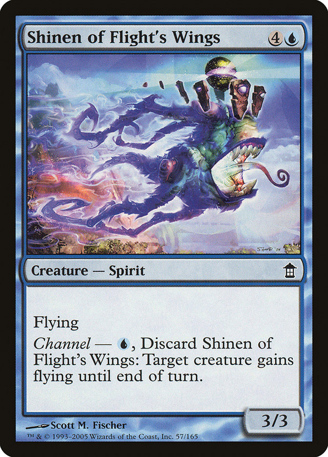 Shinen of Flight's Wings 57/165 (Saviors of Kamigawa)  - Foil | Good Games Modbury