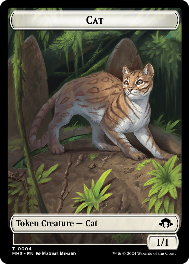 Cat // Energy Reserve Double-Sided Token [Modern Horizons 3 Tokens] | Good Games Modbury