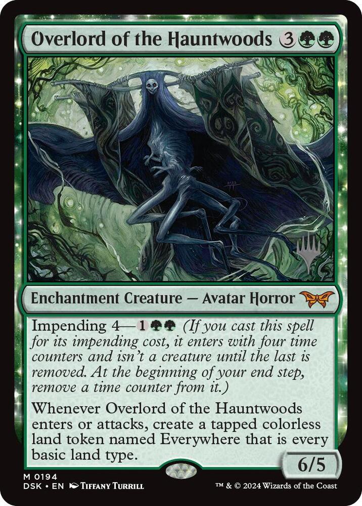 Overlord of the Hauntwoods 194 (Promo Pack: Duskmourn: House of Horror)  - Foil | Good Games Modbury