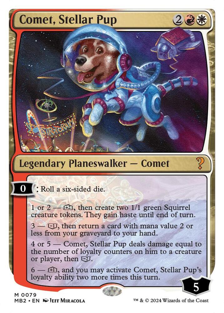 Comet, Stellar Pup 79/390 (Mystery Booster 2)  | Good Games Modbury
