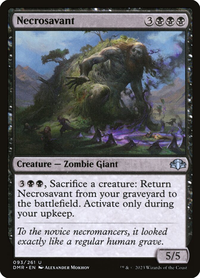 Necrosavant 93/261 (Dominaria Remastered)  - Foil | Good Games Modbury