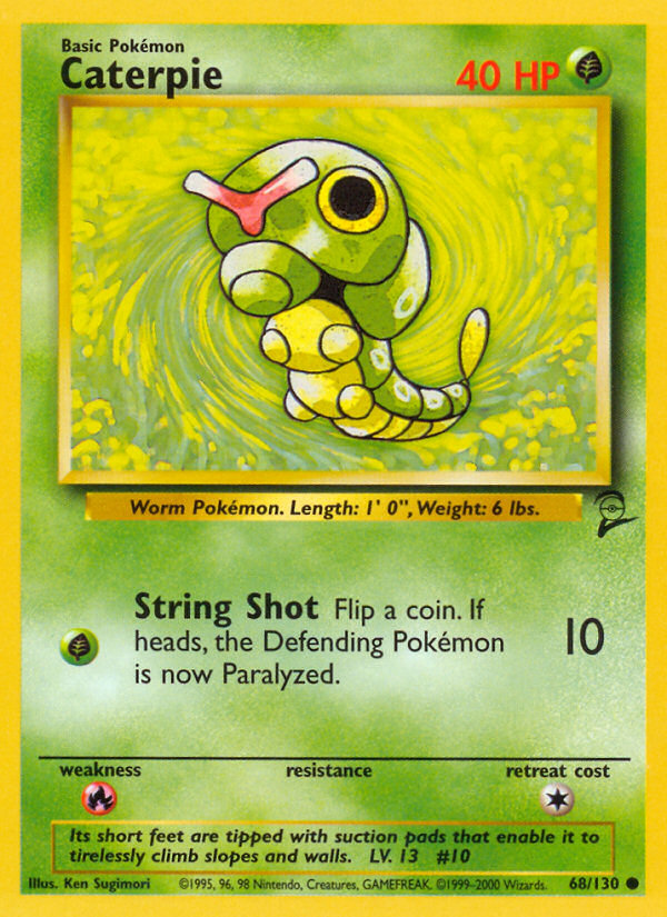 Caterpie (68/130) [Base Set 2] | Good Games Modbury