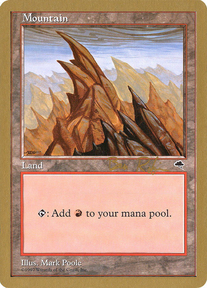 Mountain (br346) (Ben Rubin) [World Championship Decks 1998] | Good Games Modbury