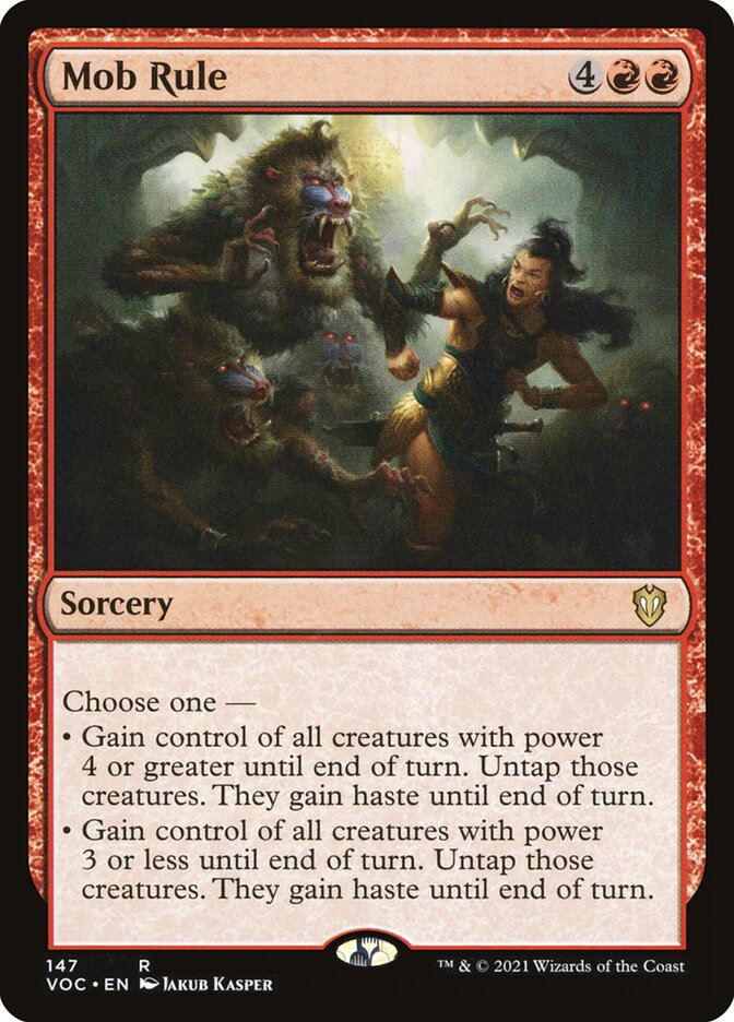 Mob Rule 147/38 (Commander: Innistrad: Crimson Vow)  | Good Games Modbury